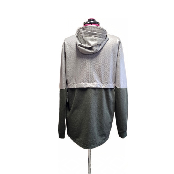 Under Armour UA Coldgear Hybrid Full Zip Windbreaker Hoodie Men's Large Jacket - Picture 8 of 14